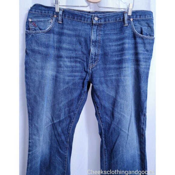 Polo Ralph Lauren Hampton Straight Distressed Jeans Men's 44Bx32 - Picture 2 of 7